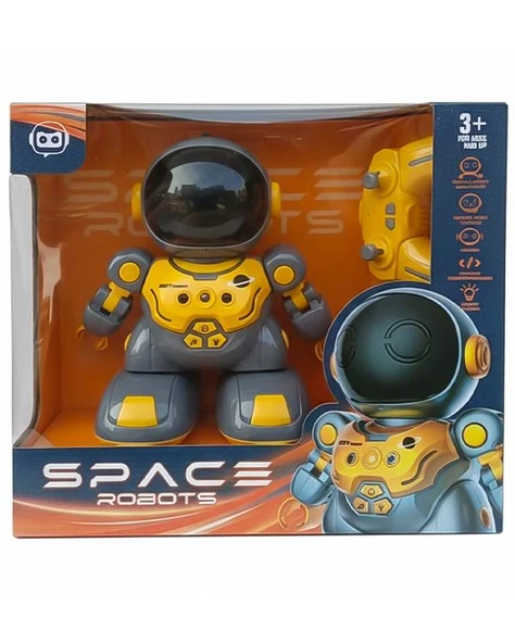Pasifik Toys Uzaktan Kumandalı Işıklı ve Müzikli Astronot Robot 1516C ürün görseli