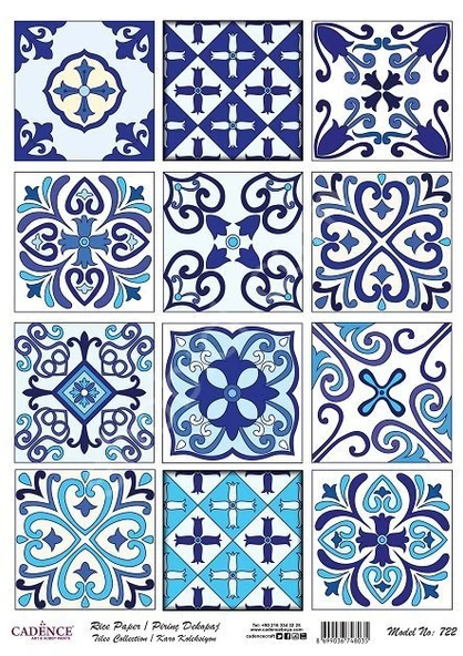 Cadence Pirinç Dekopaj Kağıdı Model - 722 ürün görseli