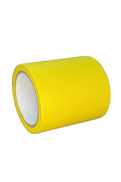 Maskeleme Kağıt Bant Geniş taban bandı 100mmx20mt SARI ürün görseli
