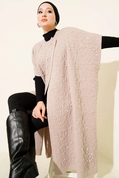 Kabartma İncili Panço Bej ürün görseli 1