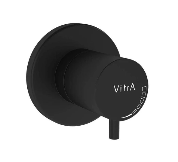 Vitra Origin Ankastre Stop Valf Sıva Üstü Mat Siyah A4145836 ürün görseli 1