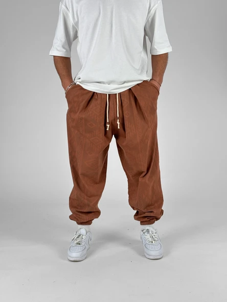 Desenli Boho Erkek Jogger Pantolon COC1066 - Resim 2