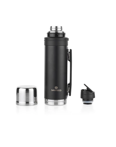 Santeco Aspen Termos 1 L - Siyah - Resim 2