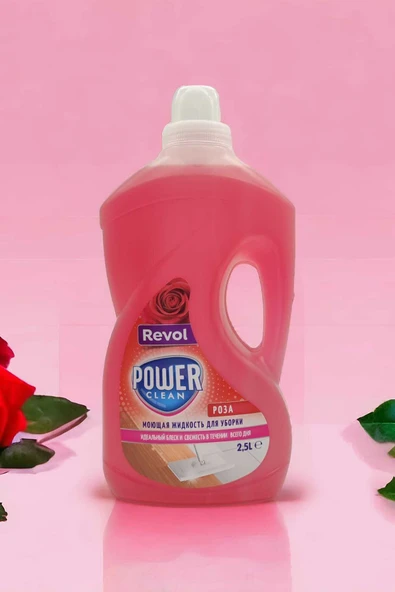 REVOL Power Clean Yüzey Temizleyici Gül Kokulu 2,35 Lt ürün görseli 1