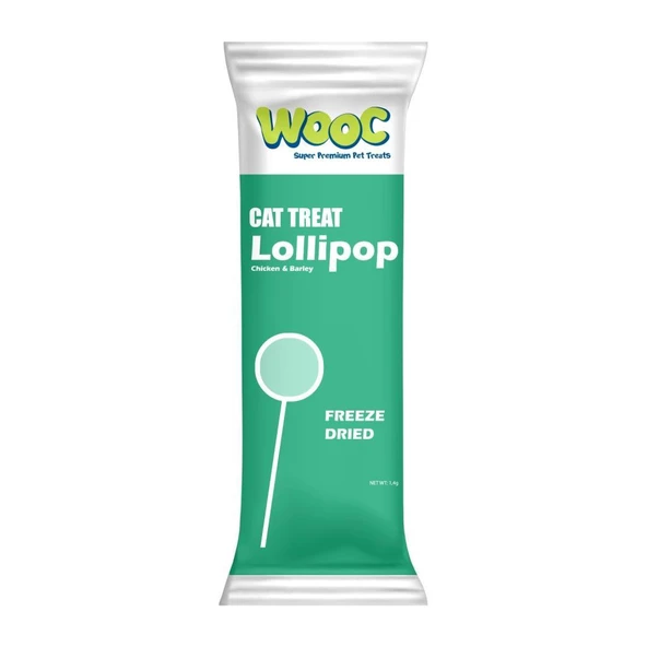 Wooc Lolipop Tavuk ve Arpa Aromalı Kedi Ödülü 1.4 Gr ürün görseli 1