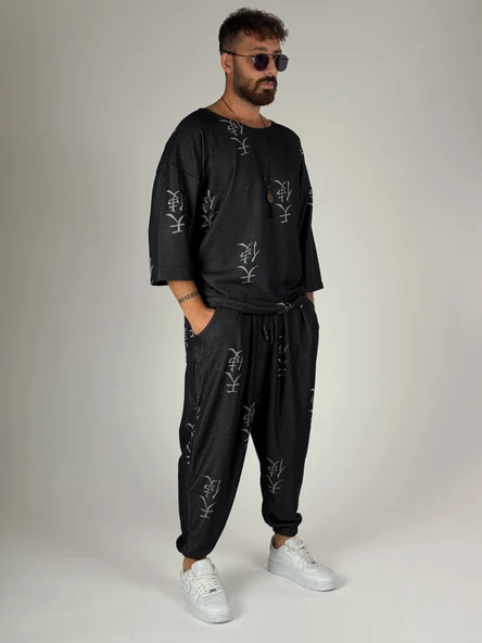 Chinese Desenli Erkek Takım COC1023 - Resim 2