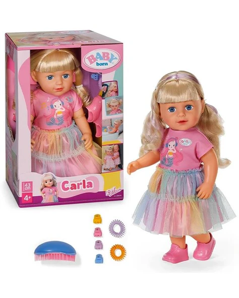 Baby Born Carla 43 cm Aksesuarlı Kız Çocuk Oyuncak Bebek 838006 - Resim 2