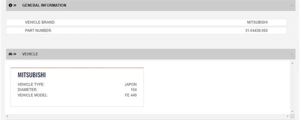 Mitsubıshı Ticarı Piston Segmanlı (0,50) Mitsubıshı Canter Fe449 90>97 4d34 - Yenmak 31-04438-050 ürün görseli 1