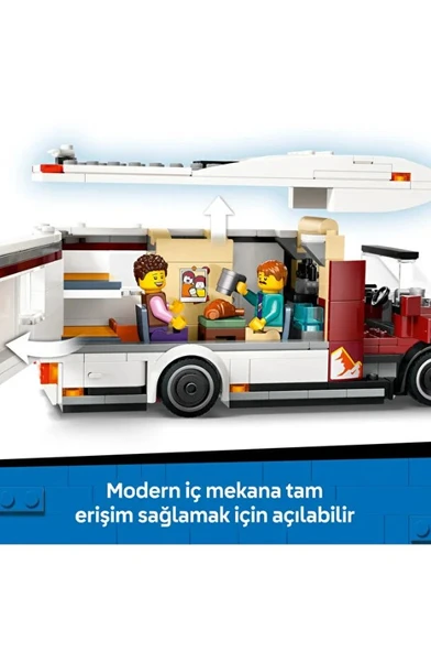 City Tatil Macera Karavanı 60454 - 6+ Çocuklar için Yaratıcı Oyuncak Yapım Seti (385 P) - Resim 6