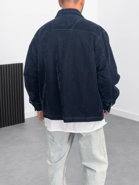 Erkek Lacivert Ceket COC1070 - Resim 4