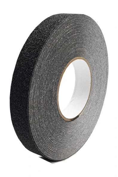 5 Adet Merdiven Ve Zemin Kaydırmaz Kaymaz Bant 25 mm x25 mt Siyah ürün görseli