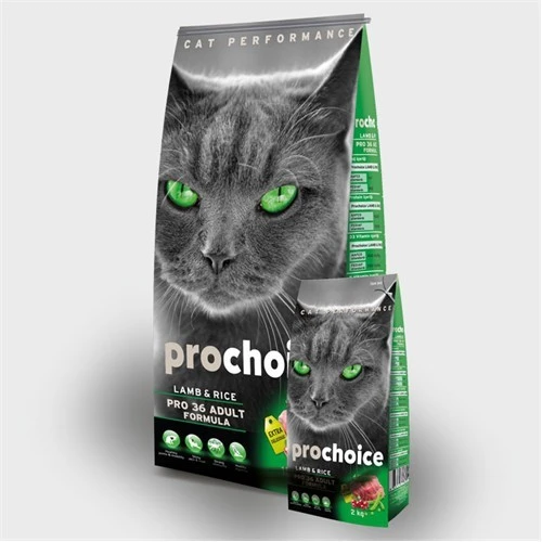 Pro Choice Pro 36 Kuzulu ve Pirinçli Yetişkin Kedi Maması 2kg - Resim 2