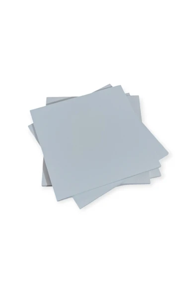 Pordizayn Çini Kare Karo 25x25 cm Biskuvi 4 Adet - Resim 3