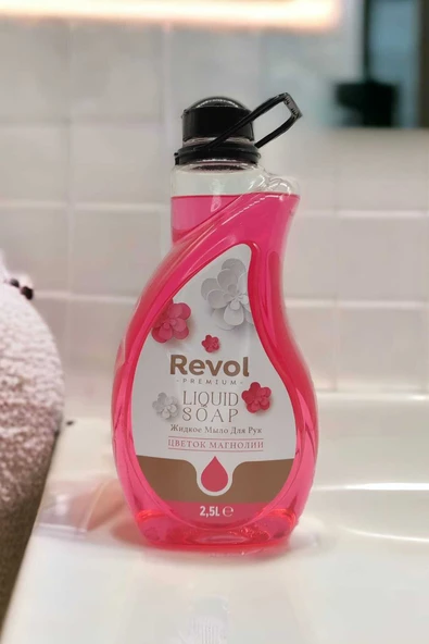 REVOL Premium Sıvı El Sabunu Manolya 2,5 L - Resim 4