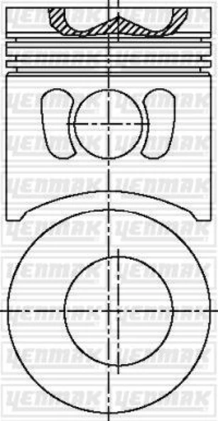 Mitsubıshı Ticarı Piston Segmanlı (std) Mitsubıshı Canter Fe449 90>97 4d34 - Yenmak 31-04438-000 ürün görseli