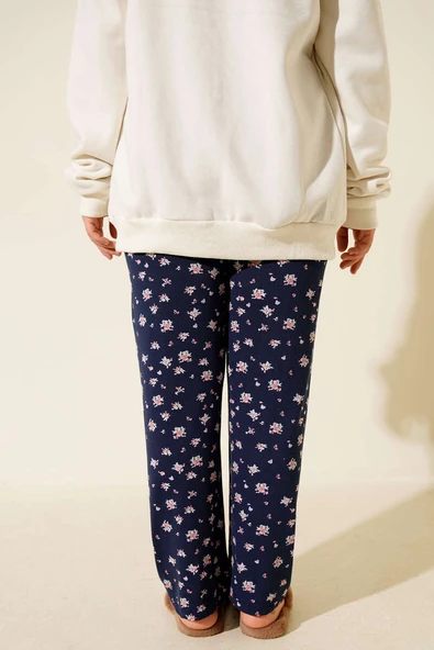 Bel Lastikli Desenli Pijama Altı Parlement - Resim 3