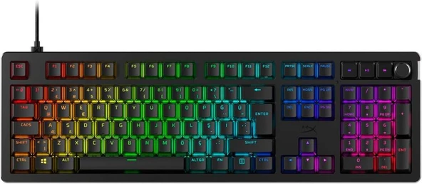 HyperX Alloy Rise Mechanical Gaming Keyboard Oyun Klavyesi Teşhir ürün görseli 1