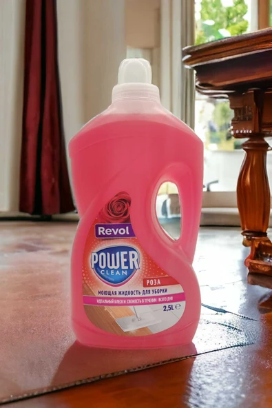 REVOL Power Clean Yüzey Temizleyici Gül Kokulu 2,35 Lt - Resim 2
