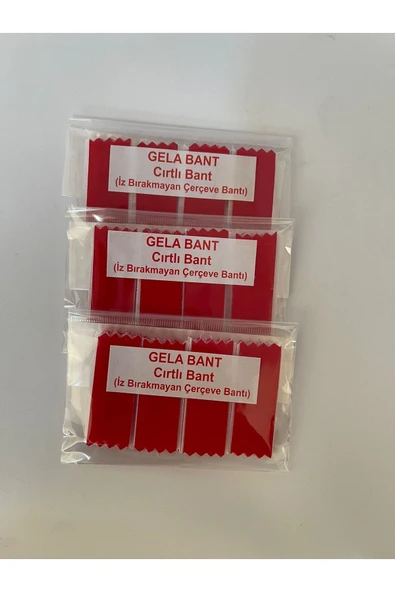 12 Ad. Cırt Bant Çerçeve Tablo Asma Bantı Cırt Bant Siyah ürün görseli