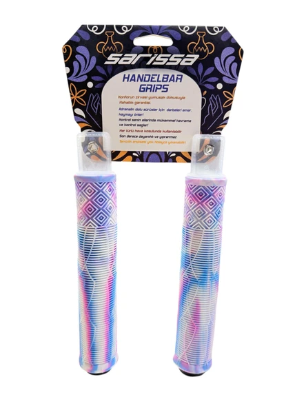 17 CM Mtb Bmx Freeride Elcik Silikon Bisiklet Elcik Kaymaz Yapı Dirt Jump Bisiklet Elciği Beyaz Mor - Resim 5