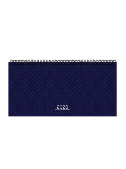Keskin Color 2026 Haftalık Masa Takvimi 16x33 cm Spiralli Çizgili 10 Adet - Resim 2