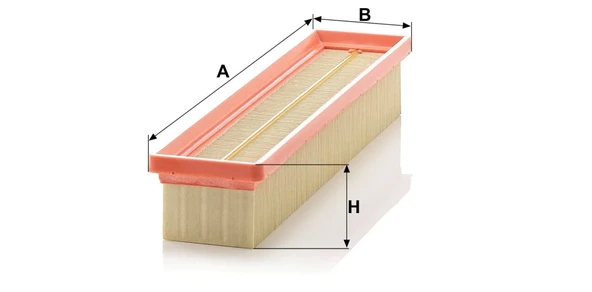 C 3366 - Hava filtresi -  MANN FILTER - Resim 2