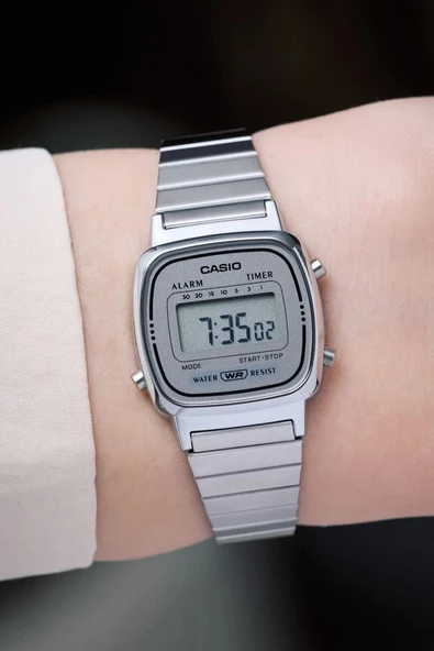 CASIO LA670WA-7DF KADIN KOL SAATİ - Resim 2