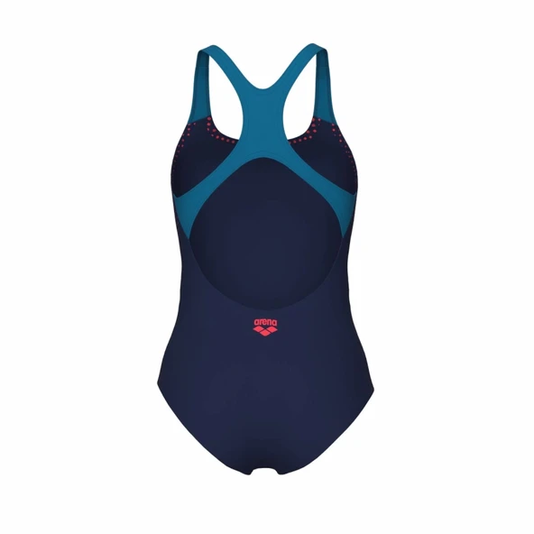 Arena Foggy Dots Swimsuit Swim Kadın Yüzücü Mayosu 007986760 - Resim 4