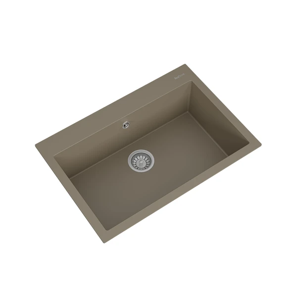 REAL STONE K003 DIDYMA 58 GRANİT EVİYE KAPUÇİNO 76.5 x 50 Cm Tezgah Üstü - Resim 2