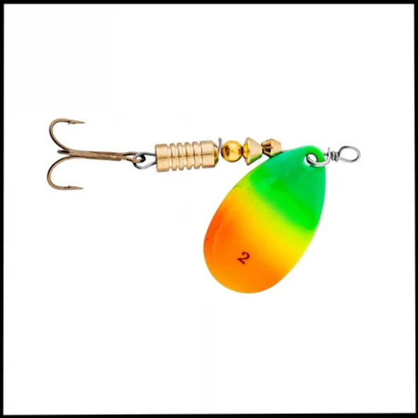 Uyguna-Yakala Gökkuşağı - 5g  -Alabalık/Turna/Levrek Olta Kaşığı Döner Kaşık -KAS.741 ürün görseli