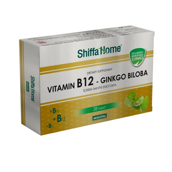 Vitamin B12-Gingko Biloba Tablet ürün görseli 1