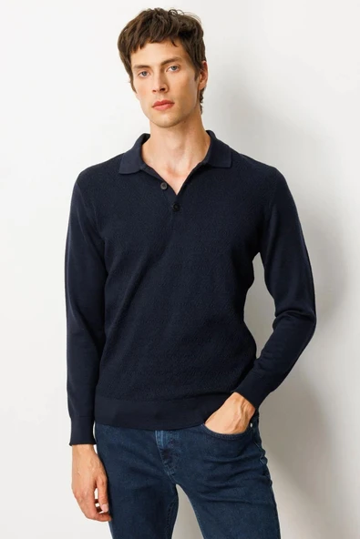 25608 DESEN ÖNÜ YÜRÜTMELİ BAKLAVALI KAZAK - Resim 9