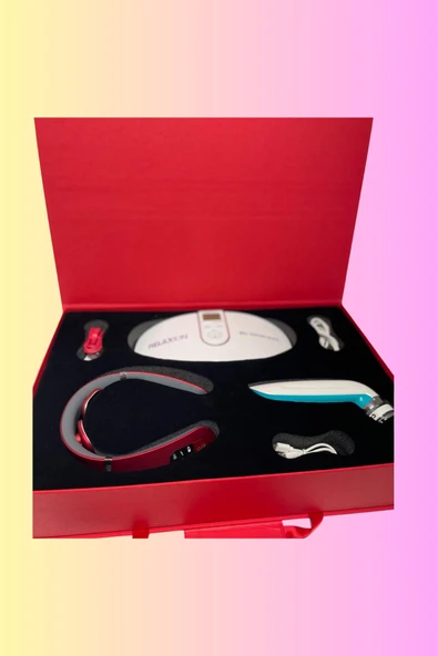 Üçlü Masaj Ve Bakım Seti (Bel Masaj ,Boyun Masaj, Yüz Masaj + Cilt bakım) - Resim 5