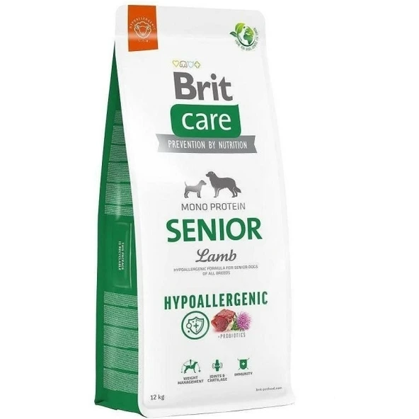 Brit Care Hipoalerjenik Senior Kuzulu ve Pirinçli Tüm Irklar Yaşlı Köpek Maması 12 Kg ürün görseli
