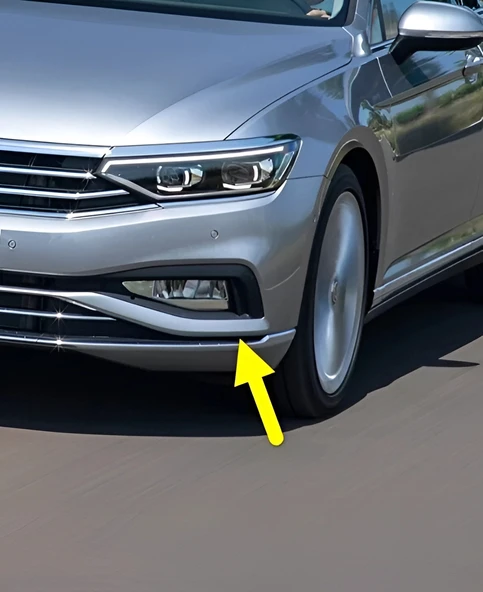 VW Passat B8.5 2020-2023 Ön Tampon Orta Izgara Sol Çıtası 3G0854321A3G0854321A 9B9 - Resim 2