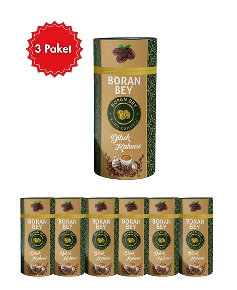 Boranbey Dibek Kahvesi 200 gr x 3 Adet Avantaj Paketi ürün görseli 1