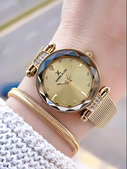 Daniel Klein Çelik Kordonlu 2 Yıl Garantili 3 Atm Suya Dayanıklı Kadın Kol Saati+Bileklik BF.10981.3 ürün görseli