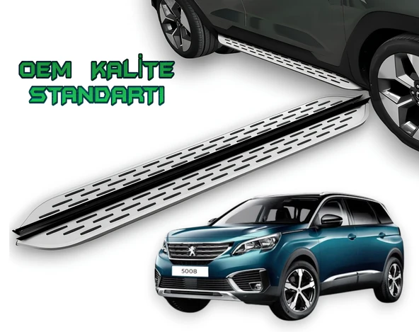 PEUGEOT 5008 2016 2017 2018 2019 2020 2021 2022  Araca Özel Yan Basamak ürün görseli 1