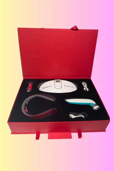 Üçlü Masaj Ve Bakım Seti (Bel Masaj ,Boyun Masaj, Yüz Masaj + Cilt bakım) - Resim 8