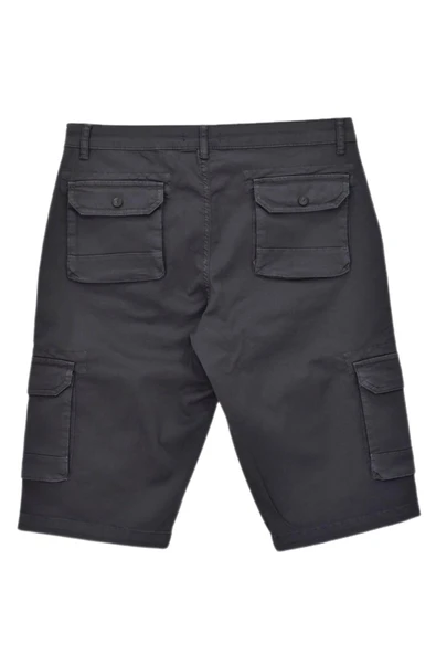 Erkek Kargo Cepli Kanvas Kapri Şort BGL-ST04736 - Resim 7