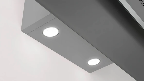 Profilo DVK8J671 Cam Yüzey Duvar Tipi Davlumbaz Gri - Resim 3