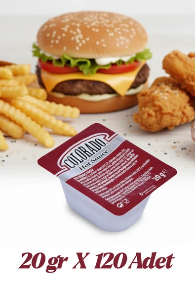 Colorado Hot Chili Sos Küvet 20 gr 120 Adet ürün görseli
