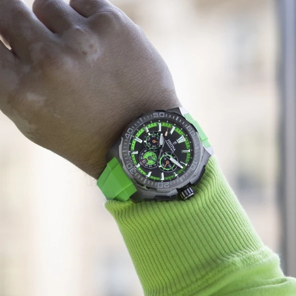 FESTINA F20725/3 CHRONO BIKE ERKEK KOL SAATİ - Resim 4