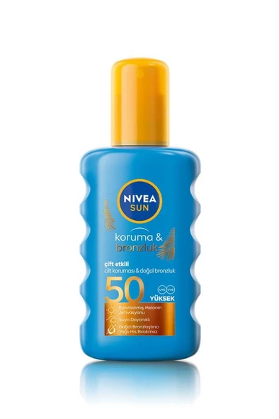 Nivea Sun Koruma ve Bronzluk 200 ml 50 Faktör Bronzlaştırıcı Krem ürün görseli