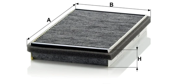 CUK 3020 - Kabin hava filtresi -  MANN FILTER - Resim 2