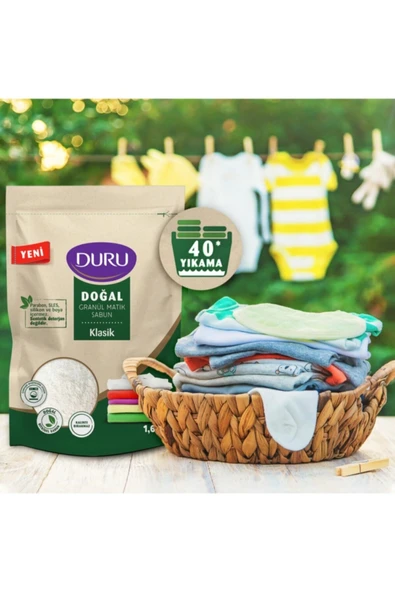 Duru Doğal Kaynaklı Granül Matik Sabun Klasik 1600 tl - Resim 2