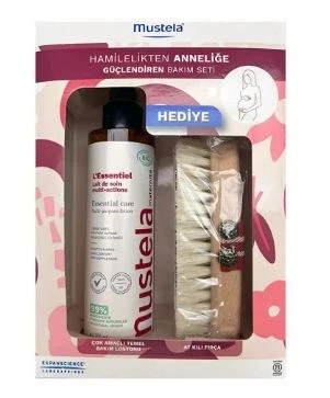 Mustela Çok Amaçlı Temel Bakım Losyonu 200 ML - At Kılı Fırça Seti ürün görseli