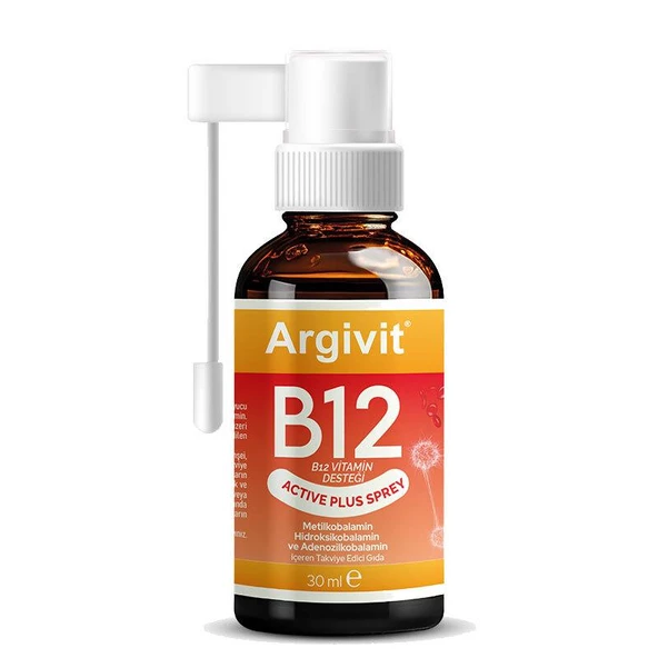 Argivit B12 Active Plus Sprey 30 ml ürün görseli 1