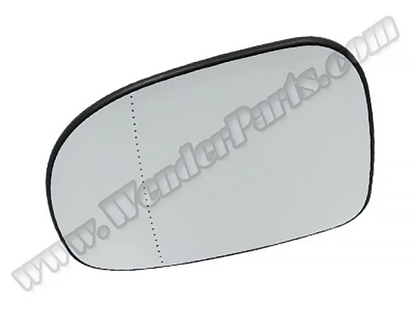 Mercedes Dis Dikiz Ayna Camı Sol (isitmalı, Asferik) Viano W639 03>11 Vito W639 03>11 - Wenderparts Ma0008100919 - Resim 1