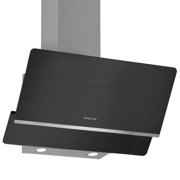 Profilo DVK8J661 80 CM Duvar Tipi Davlumbaz Siyah ürün görseli